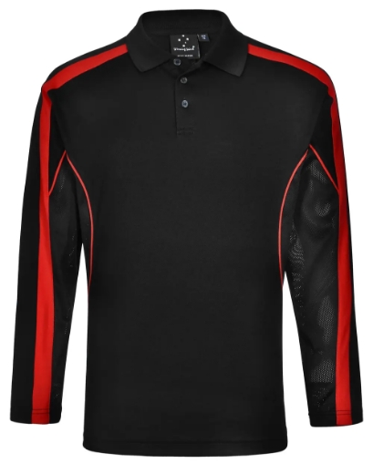 Picture of Winning Spirit, Mens TrueDry L/S Polo